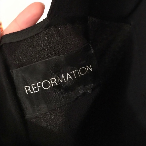 Reformation black open back dress - Picture 4 of 5